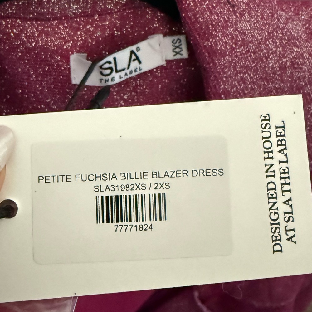 Pink Sequin Blazer - Picture 4 of 4